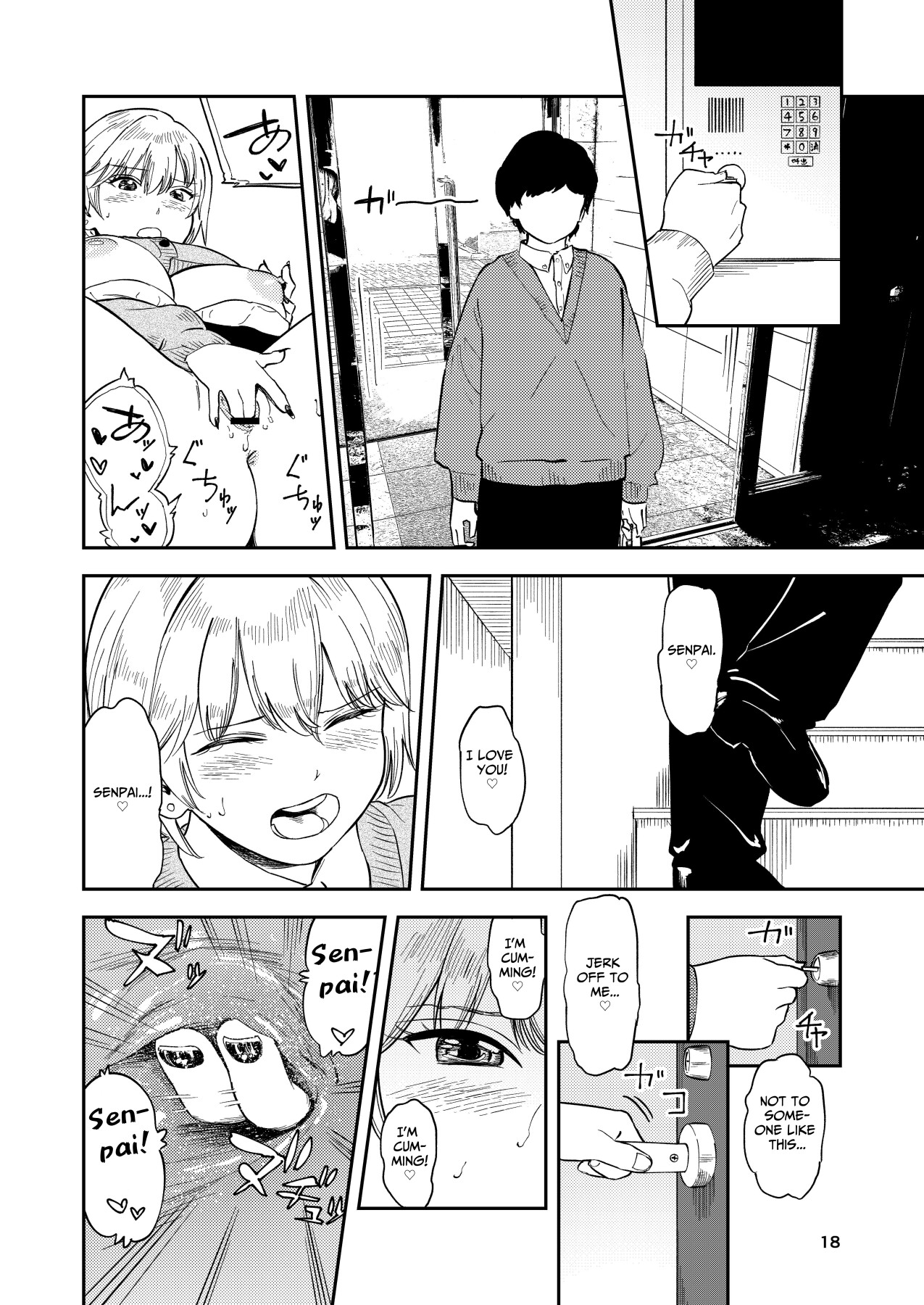 Hentai Manga Comic-Although he's always cold, but when it comes to sex he says -Read-17